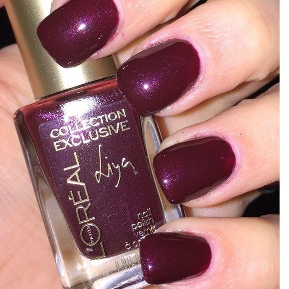 L'Oreal Other - L'Oreal Paris Collection Exclusive Nail Polish Liya's Red 723 Deep Ruby Shimmer